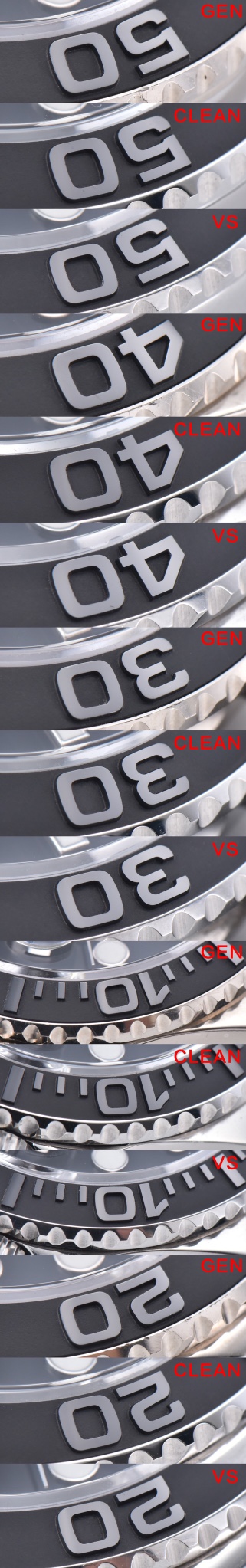 C Factory Yacht Master white gold genuine and fake comparison evaluation Rolextop-tier table bezel comparison chart
