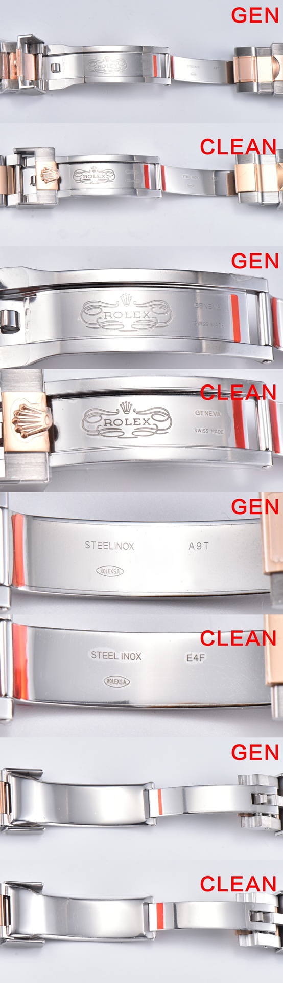 C Factory Yacht Master Model Chocolate Color Authentic and Fake Comparison Evaluation Rolextop-tier Table Clasp Comparison Chart