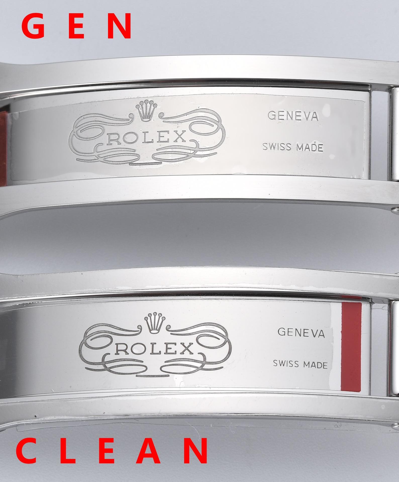 C factory GMT-Master genuine and fake comparison evaluation Rolextop-tier table clasp comparison chart