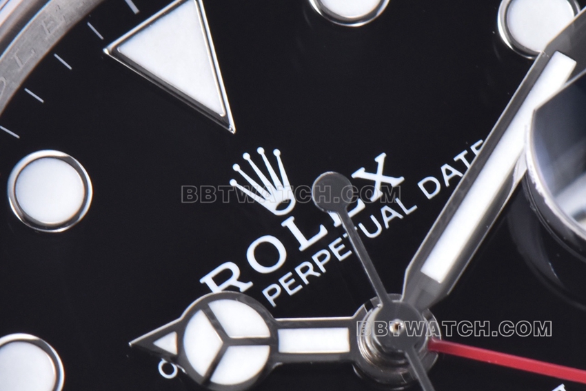 Factory C RolexGMT-Master1:1super clonePepsi bezel five grid chain m126710blro-0001front live photo