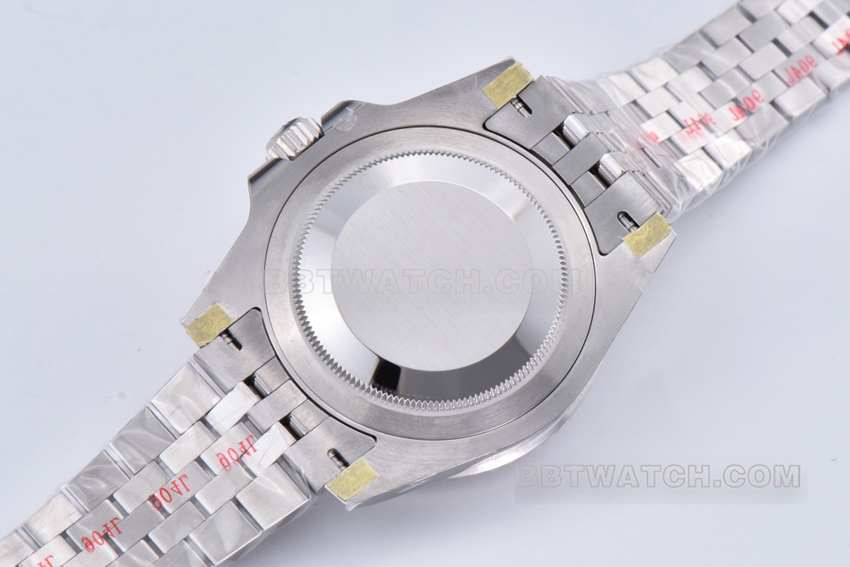 Factory C RolexGMT-Master1:1super cloneBatman bezelm126710blnr-0002caseback live photo