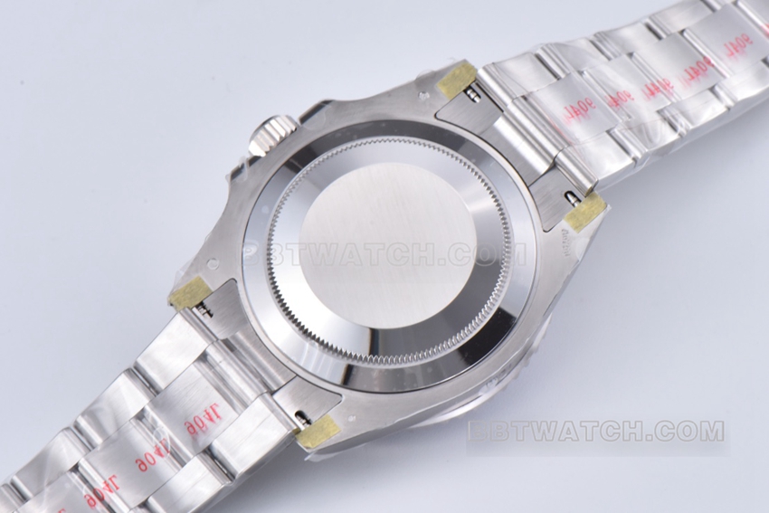 C Factory Rolex Submariner Super A Black Dial Blue Bezel Steel Band Model m126619lb-0003 Back Real Shot Photo