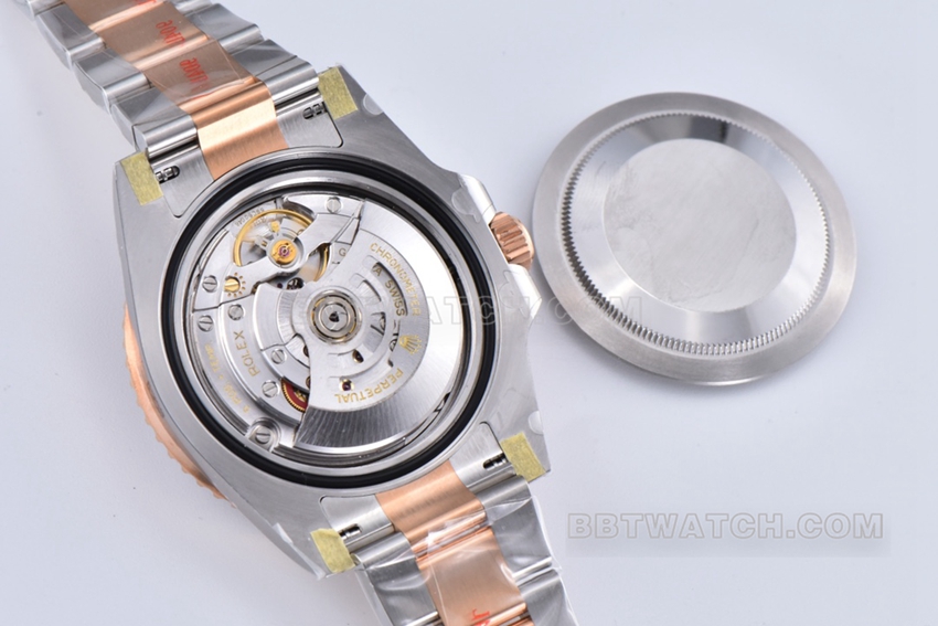 Factory C RolexGMT-Master1:1top-tier root beer ring m126711chnr-0002caseback live photo