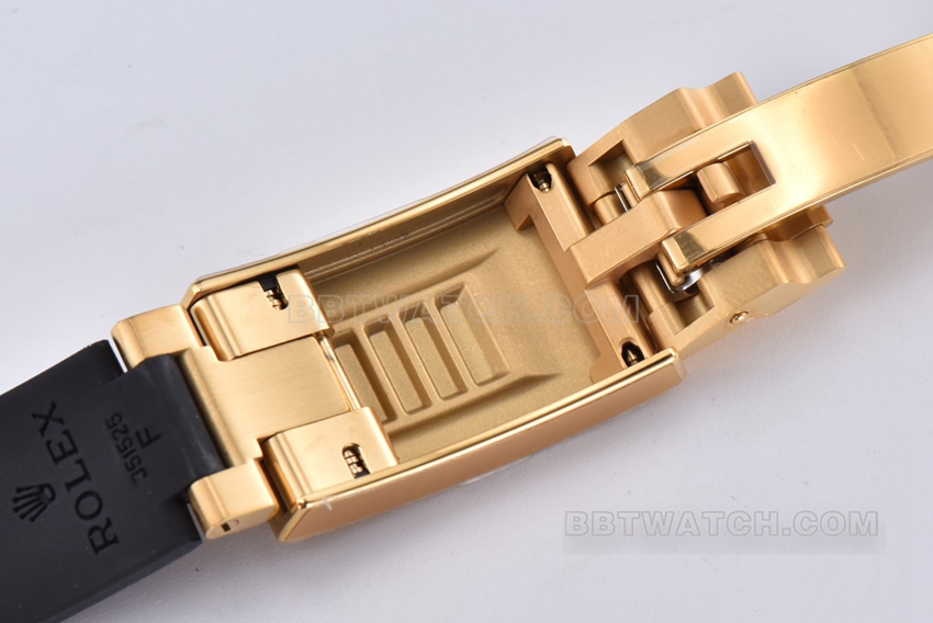 Factory C Rolex Yacht-Master top-tier 1:1high-quality replicablack dialyellow gold rubber model M226658-0001clasplive photos