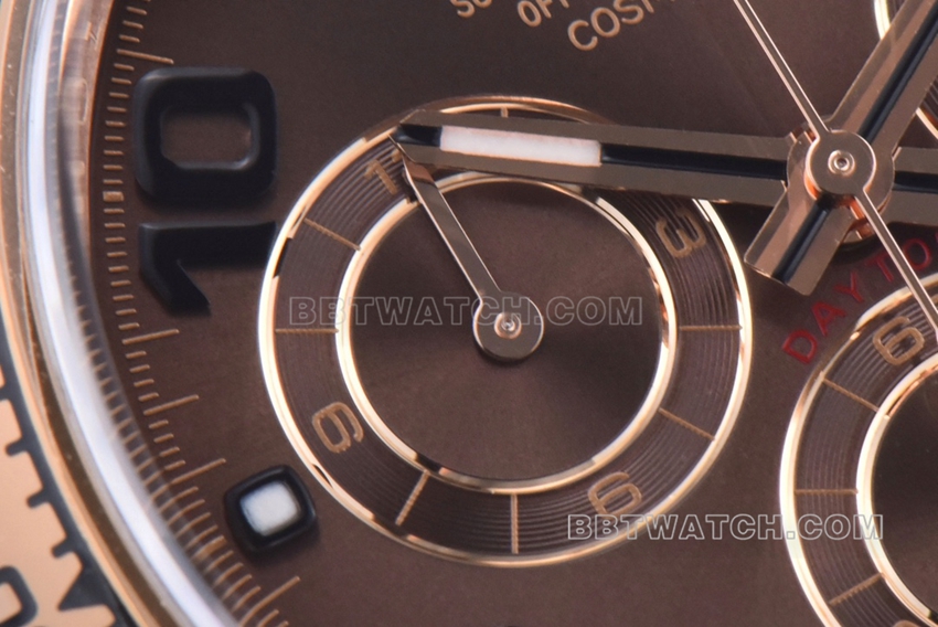 C Factory RolexDaytonatop-tier 1:1super clonerose gold chocolate disc rubber M116515ln-0015front live photo
