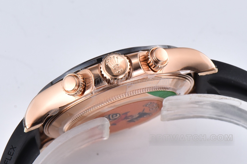C Factory RolexDaytonatop-tier 1:1super clonerose gold chocolate disc rubber M116515ln-0015side live photo