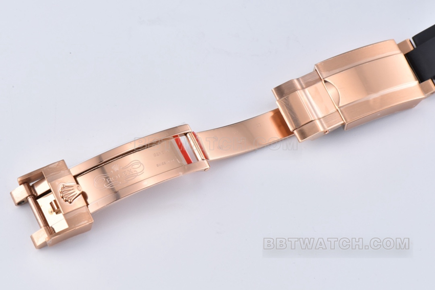 Factory C RolexDaytonatop-tier 1:1super clonerose gold chocolate disc rubber M116515ln-0015clasplive photos