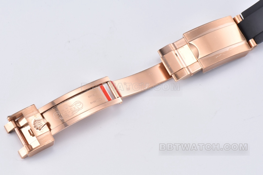Factory C RolexDaytona1:1super clonerose goldblack dialM116515ln-0017clasplive photos