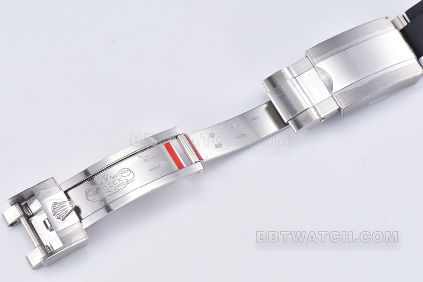 Factory C Rolex Daytona Red Devil rubber strap model 116519-0104clasplive photos