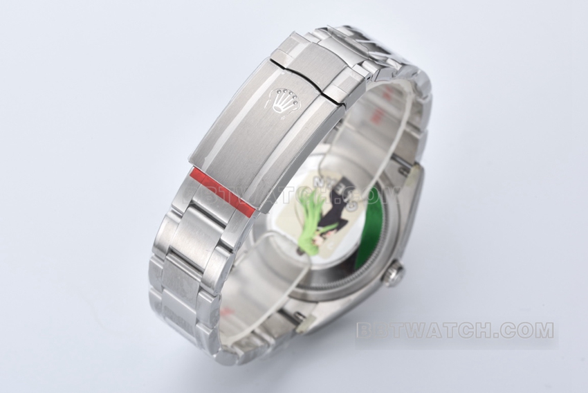 C factory Rolex Oyster Perpetual super A 36mm candy pink disk m126000-0008 strap real photo