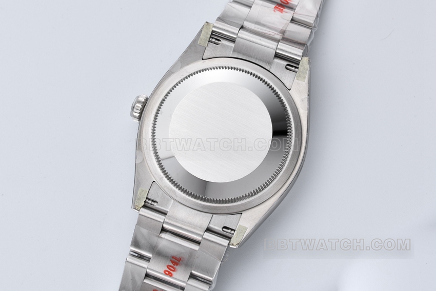 C factory Rolex Oyster Perpetual Motion super A 36mm candy pink disk m126000-0008 back real picture
