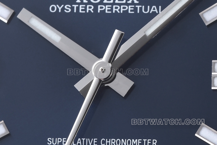 Factory C Rolex Oyster Perpetual 1:1top-tier replica41mmblue dialm124300-0003front live photo
