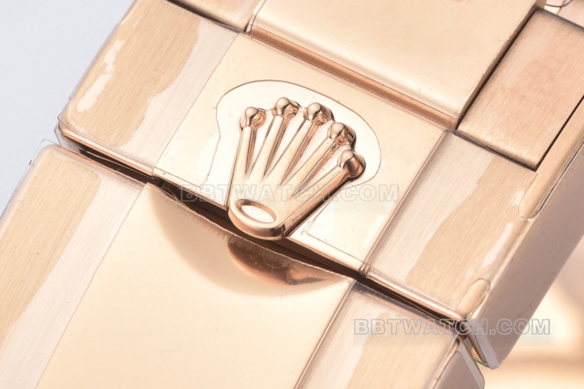Factory C Rolex Daytona1:1super pink plate rose goldsteel bracelet model m116505-0017braceletlive photos