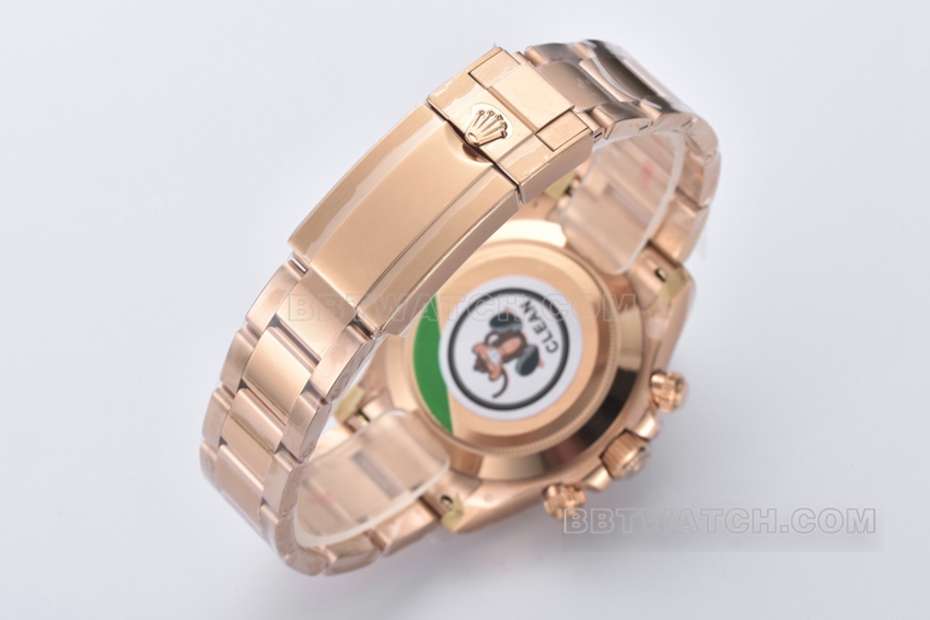 Factory C Rolex Daytona1:1super pink plate rose goldsteel bracelet model m116505-0017braceletlive photos