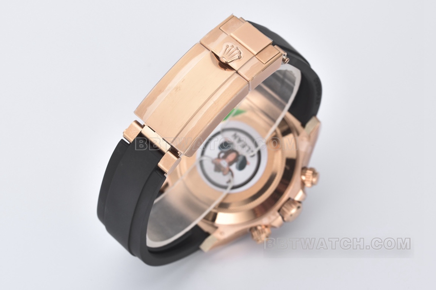 Factory C RolexDaytona1:1super pink plate rubber model m116515ln-0061braceletlive photos