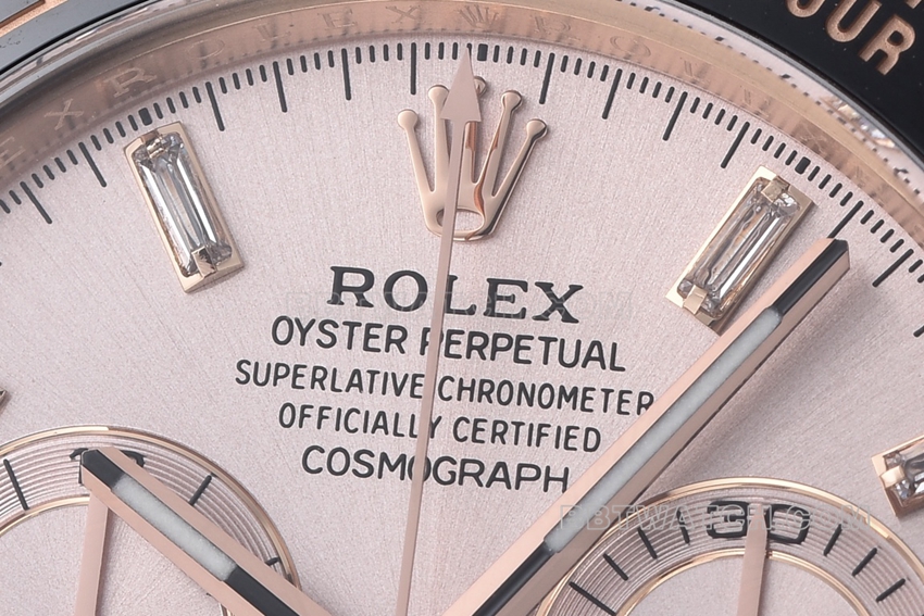 C Factory Rolex Daytona1:1super pink plate rubber model m116515ln-0061front live photo