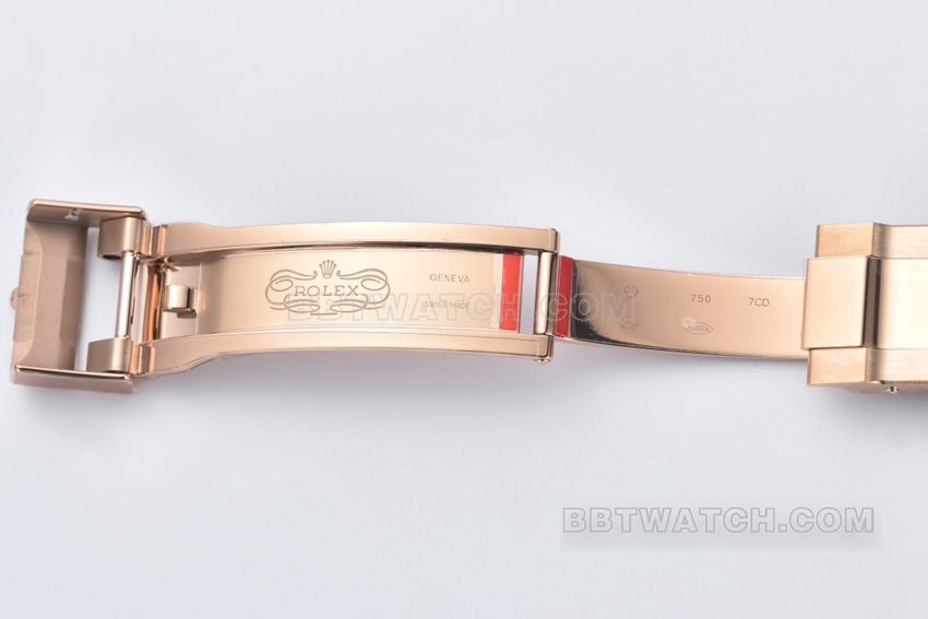 Factory C Rolex Daytona1:1super pink plate rubber model m116515ln-0061clasplive photos