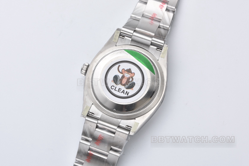 Factory C Rolex Oyster Perpetual 1:1super clone36mmgreen dialm126000-0005caseback live photo