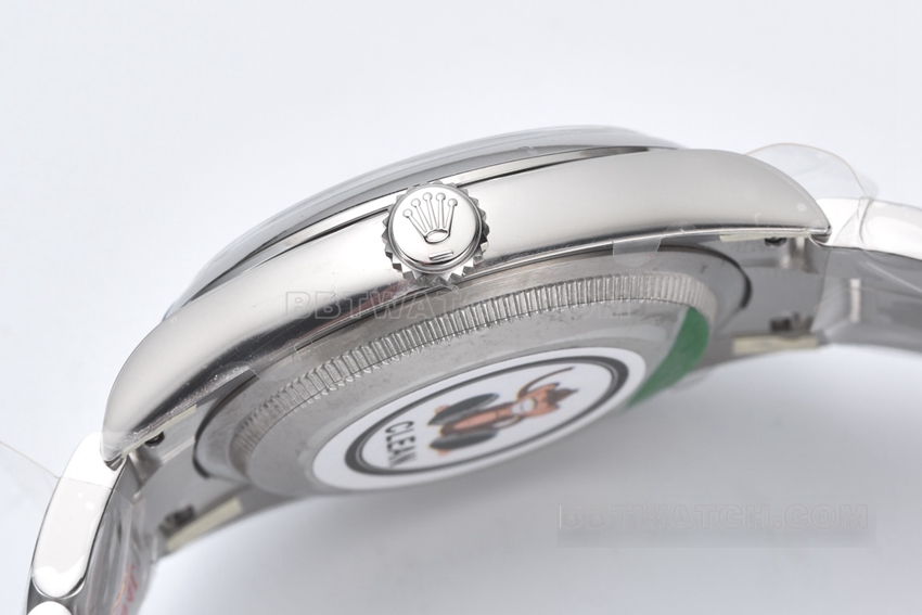 Factory C Rolex Oyster Perpetual 1:1super clone36mmgreen dialm126000-0005side live photo