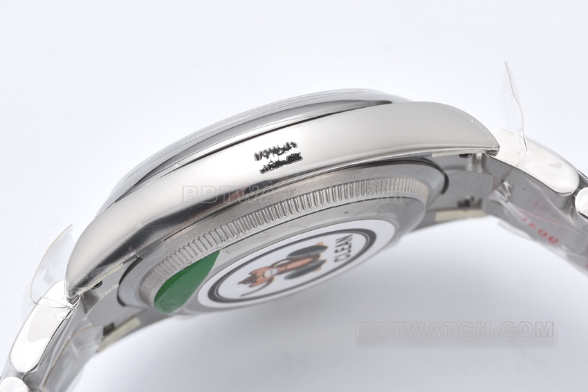 Factory C Rolex Oyster Perpetual top-tier 1:1high-quality replica36mmsilver dialm126000-0001side live photo