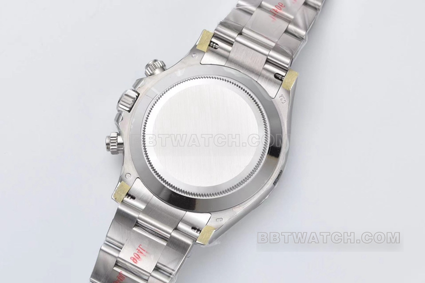 C factory RolexDaytonatop-tier replicawhite gold blue cat m116509-0071caseback live photo