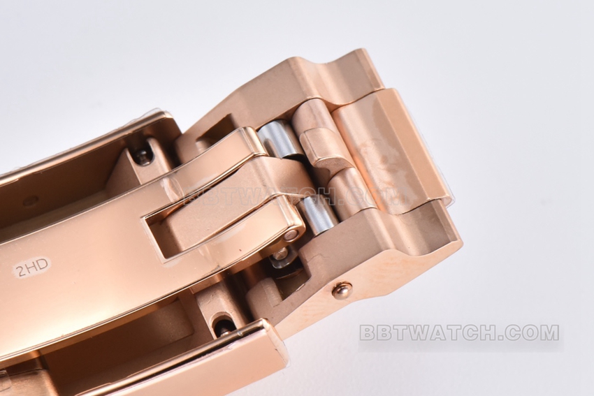 C factory Rolex Daytona top pink brown disk rose gold steel strap models m116505-0013 buckle actual photo