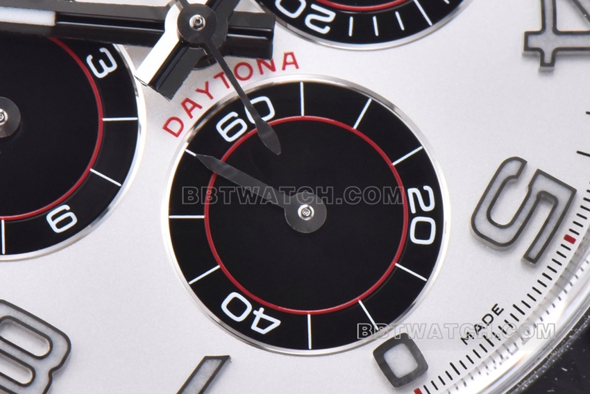 C factory RolexDaytona1:1top-tier replicawhite goldwhite dialsteel bracelet model 116509front live photo