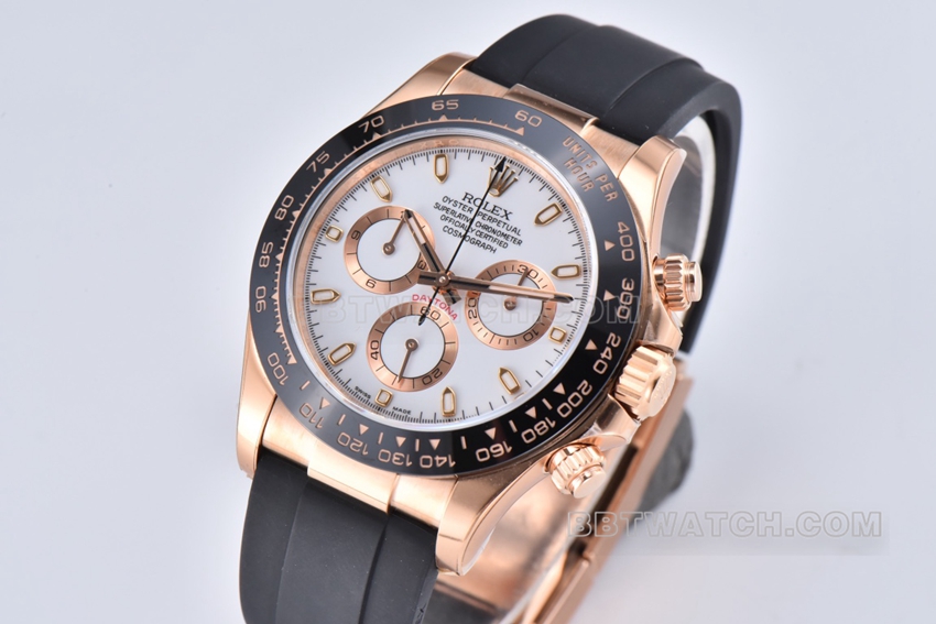 Factory C Rolex Daytonatop-tier 1:1super ivory 116515LN-L(FC) front live photo