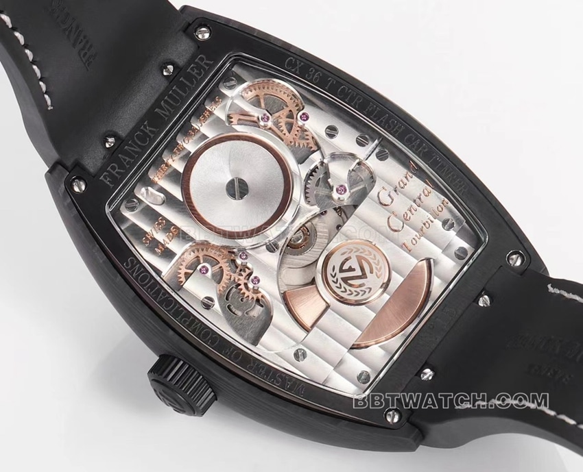 Franck Muller top-tier tonneau shaped tourbillonCX 40 T CTR TTBR TTBR TTcaseback live photo