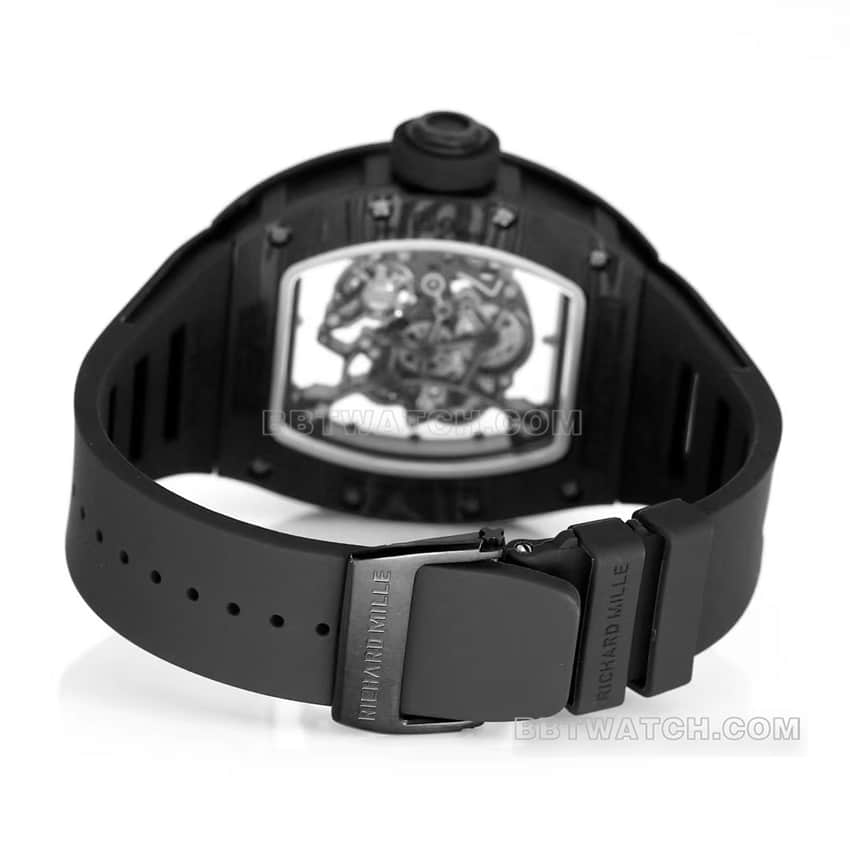 BBR factory Richard Mille men's hollow plate golden inner ring RM055 carbon fiber braceletlive photos