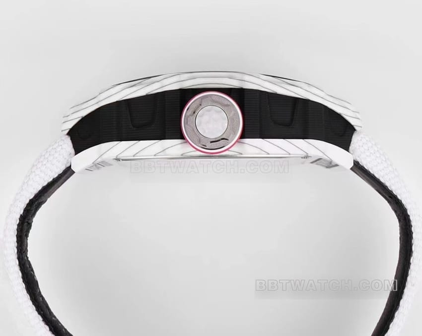 Richard Mille men's white fabric RM 38-02side live photo
