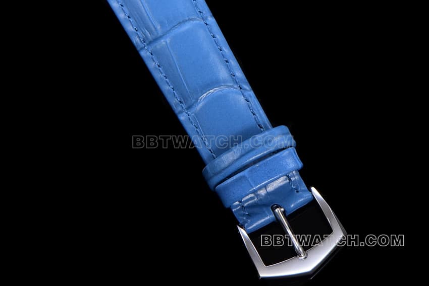 ZP factory Patek Philippe complex function timepiece super cloneblue dial annual calendar leather strap model 4947Gclasp live photos