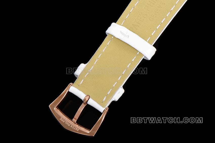 ZP factory Patek Philippe complex function timepiece 1:1top-tier replicawhite dialleather strap model 4948R-001braceletlive photos