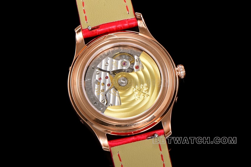 ZP factory Patek Philippe complex function timepiece top-tier 1:1super clonesilver dialleather strap model 4947R-001caseback live photo