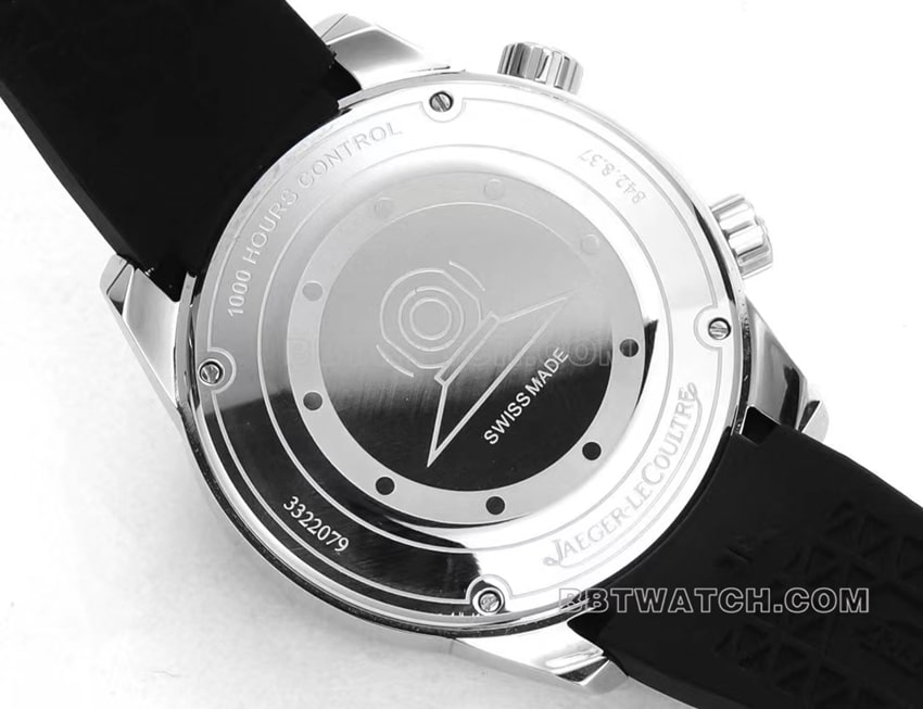 BLS factory Jaeger-LeCoultre Beichen top-tier 1:1high-quality replicablack dial rubber model 906867Jcaseback live photo