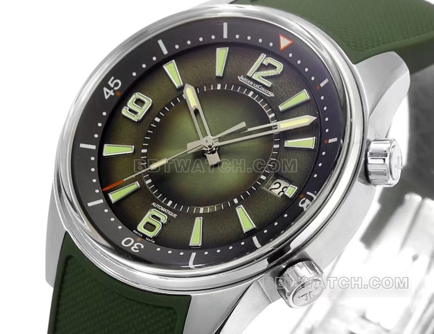BLS factory Jaeger-LeCoultre Beichen top-tier 1:1super gradient green disc rubber model 906863Jfront live photo