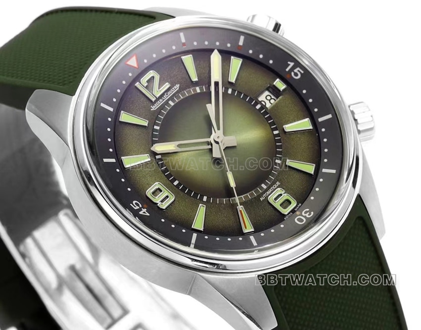 BLS factory Jaeger-LeCoultre Beichen top-tier 1:1super gradient green disc rubber model 906863Jfront live photo