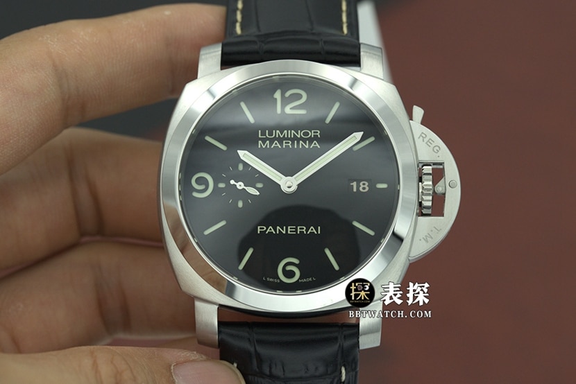 VS FactoryPanerai men's top-tier 1:1super watch black dialleather strap model PAM 00359
