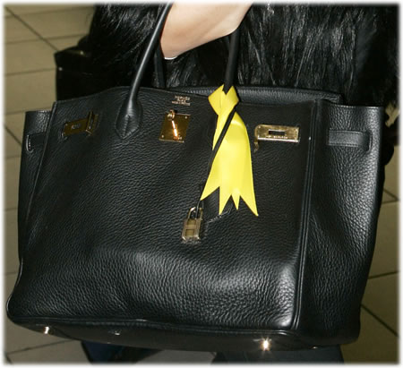 35cm Hermes Blac Birkin: Name The Celeb!