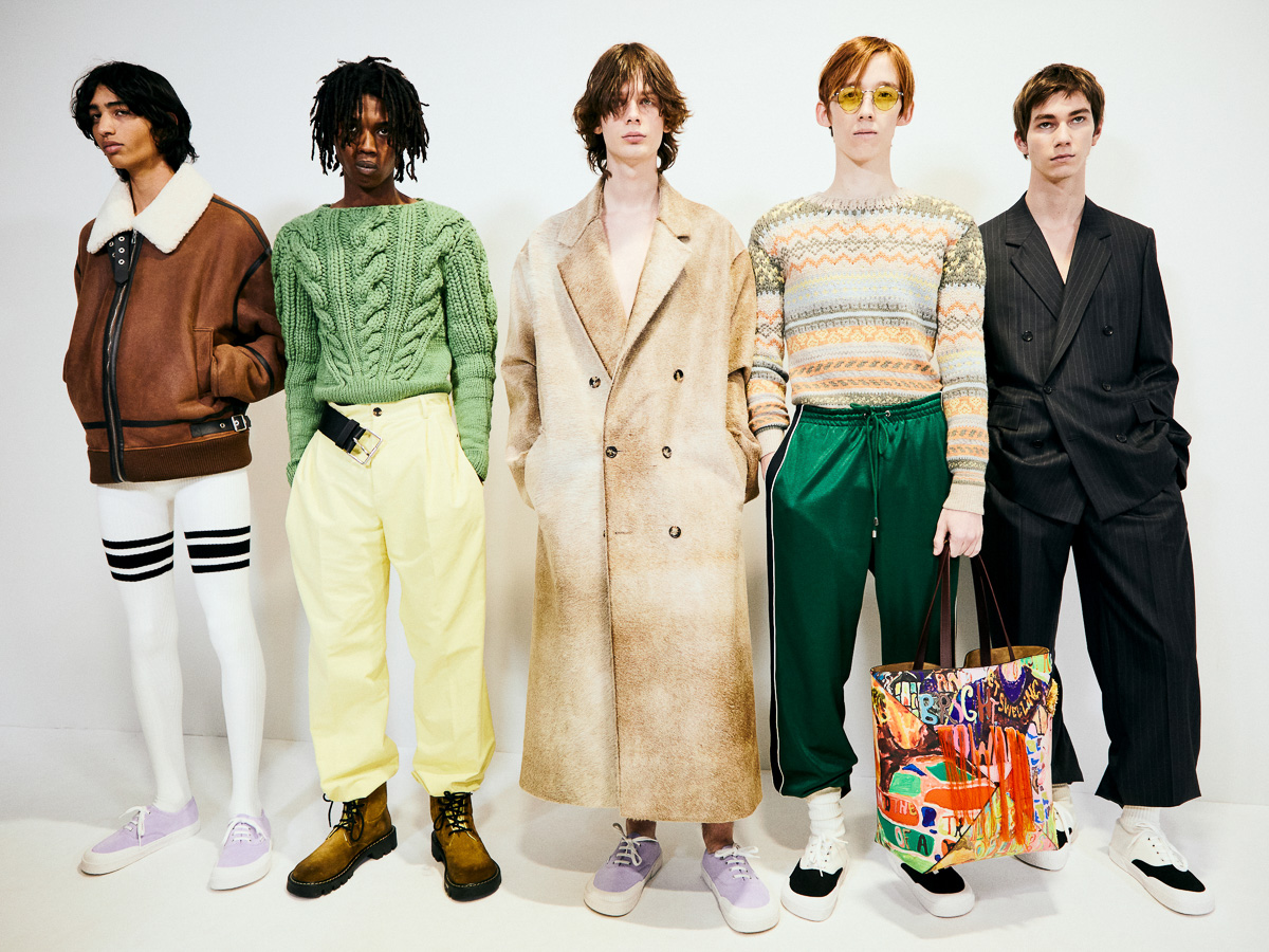 A Backstage Look At Loewe’s Men’s Fall 2024 Bags