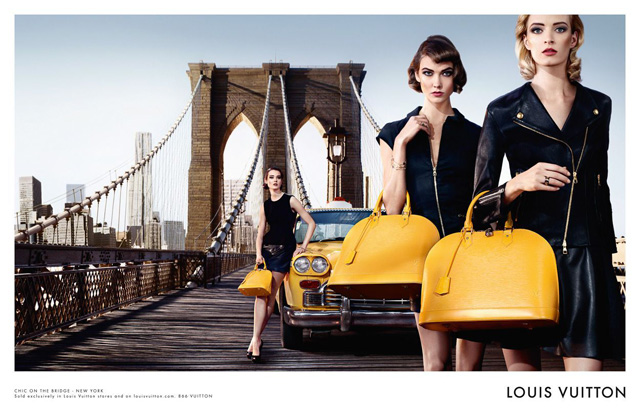 Louis Vuitton Taps Karlie Kloss, The Brooklyn Bridge For New Alma Bag Campaign