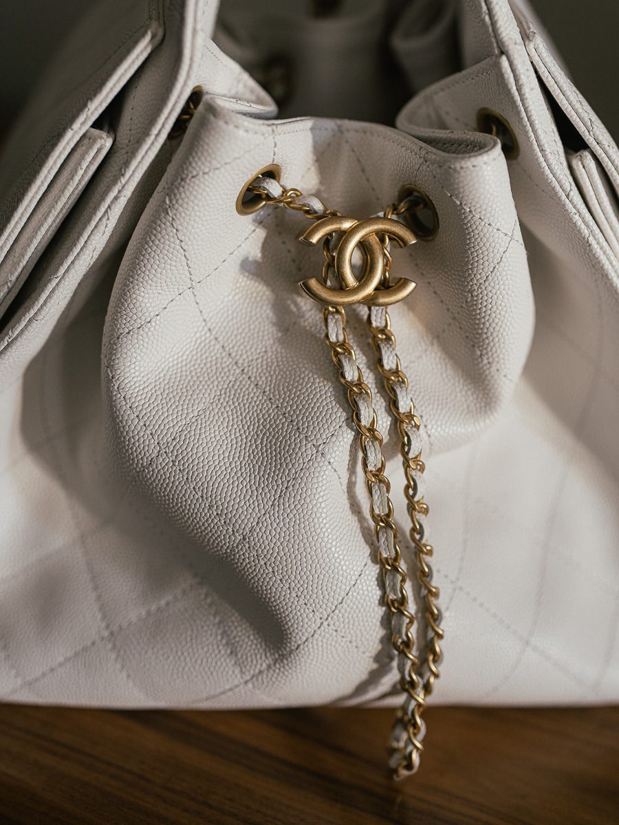 Small Chanel 25 Bag Drawstring Detail