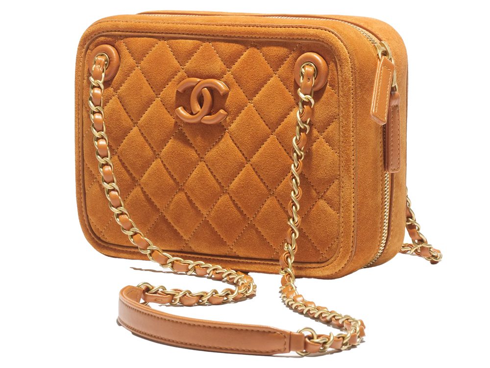 Chanel Suede Camera Bag