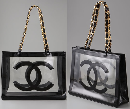 Sac en vinyle Chanel