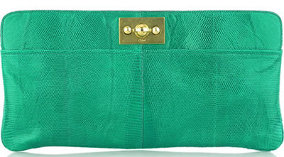 Pochette allongée en lézard Chloé