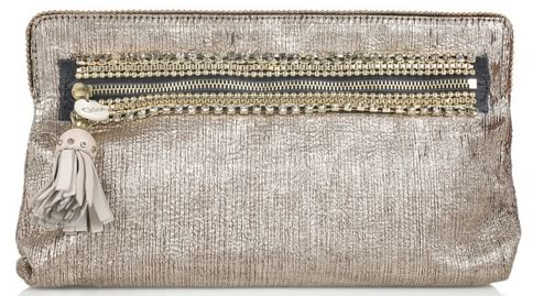 ChloÃ© Etty Small Brushed-Leather Clutch