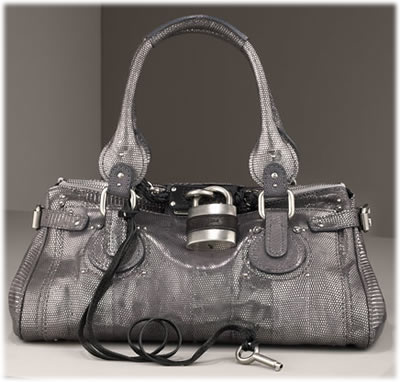 Chloe Paddington Lizard Satchel