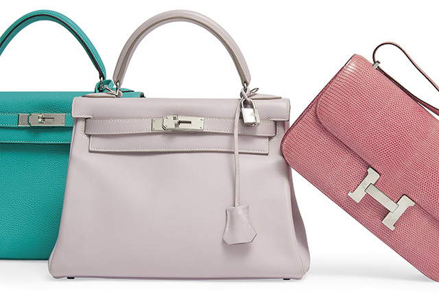 Christie's présente des sacs brillants dans sa vente aux enchères d'accessoires de luxe du printemps