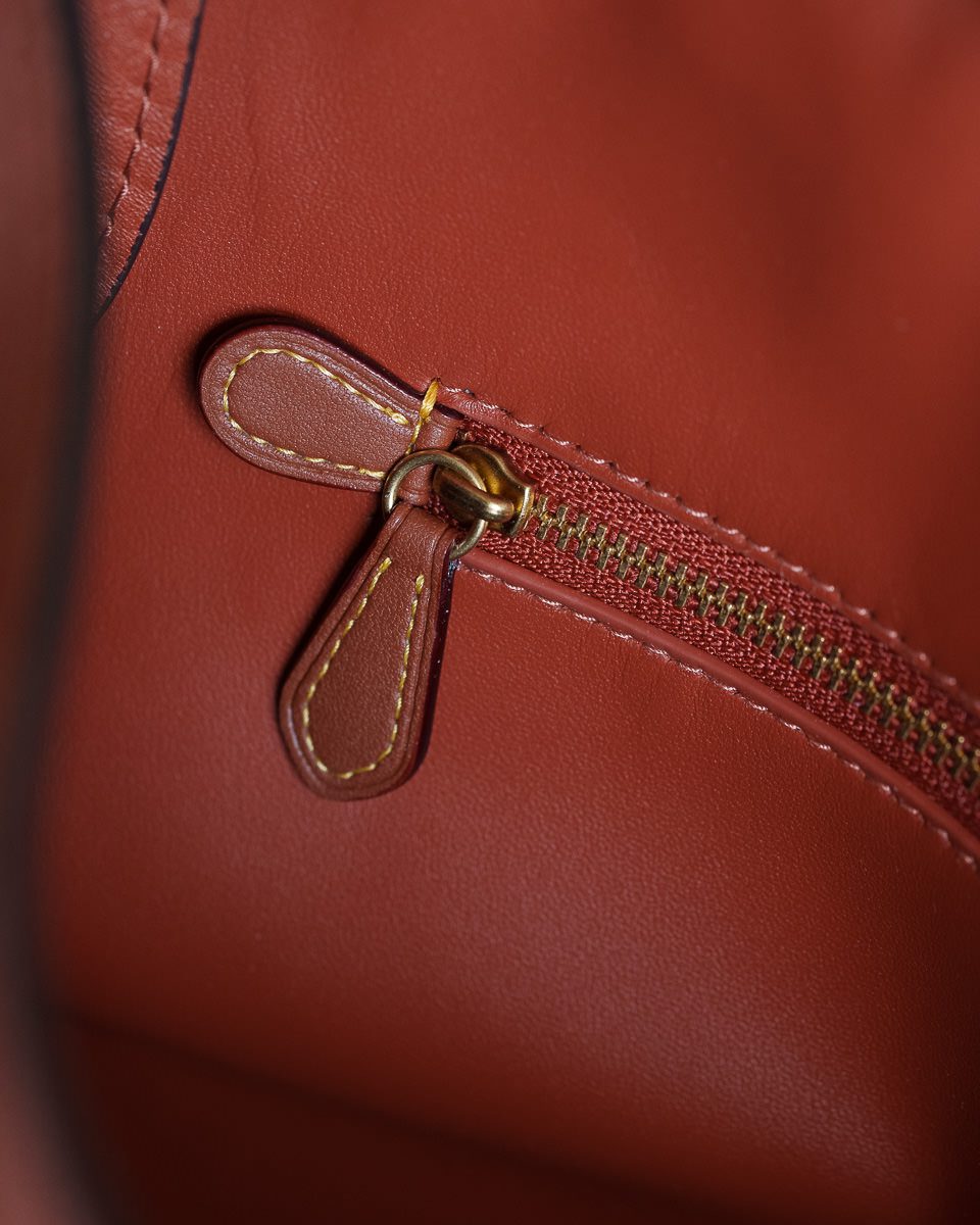 Coach Chelsea in Clay Interior Zipper