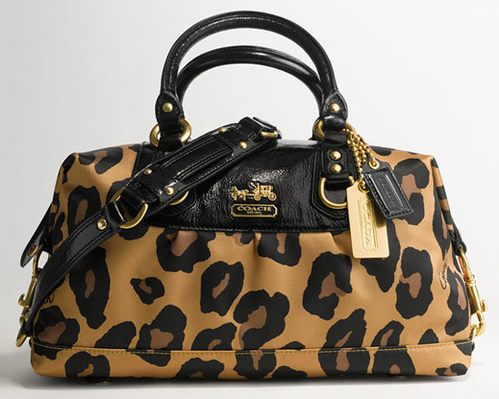 Coach Madison Ocelot Sabrina Satchel
